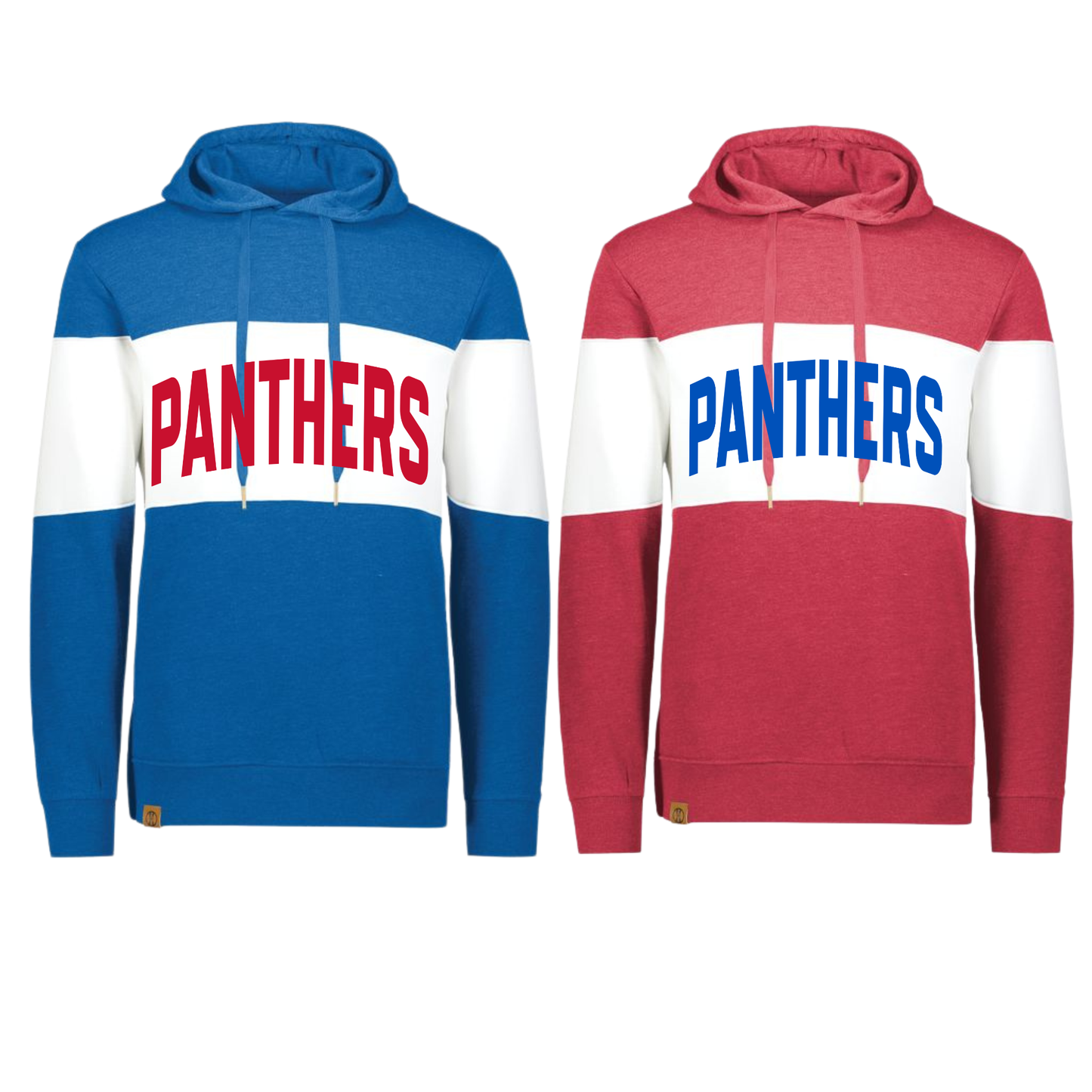 229563 Varsity Striped Hoodie- PANTHERS