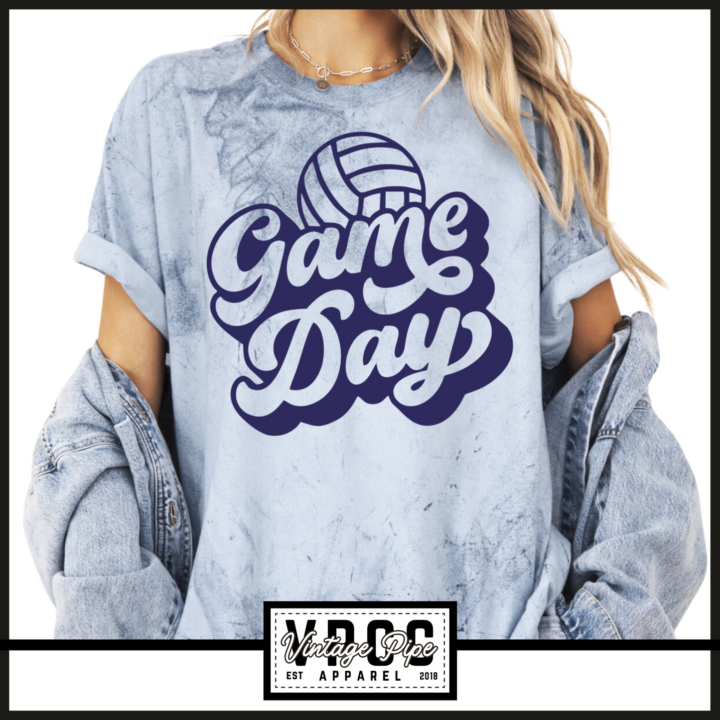 1745- VOLLEYBALL GAME DAY- Navy Blast