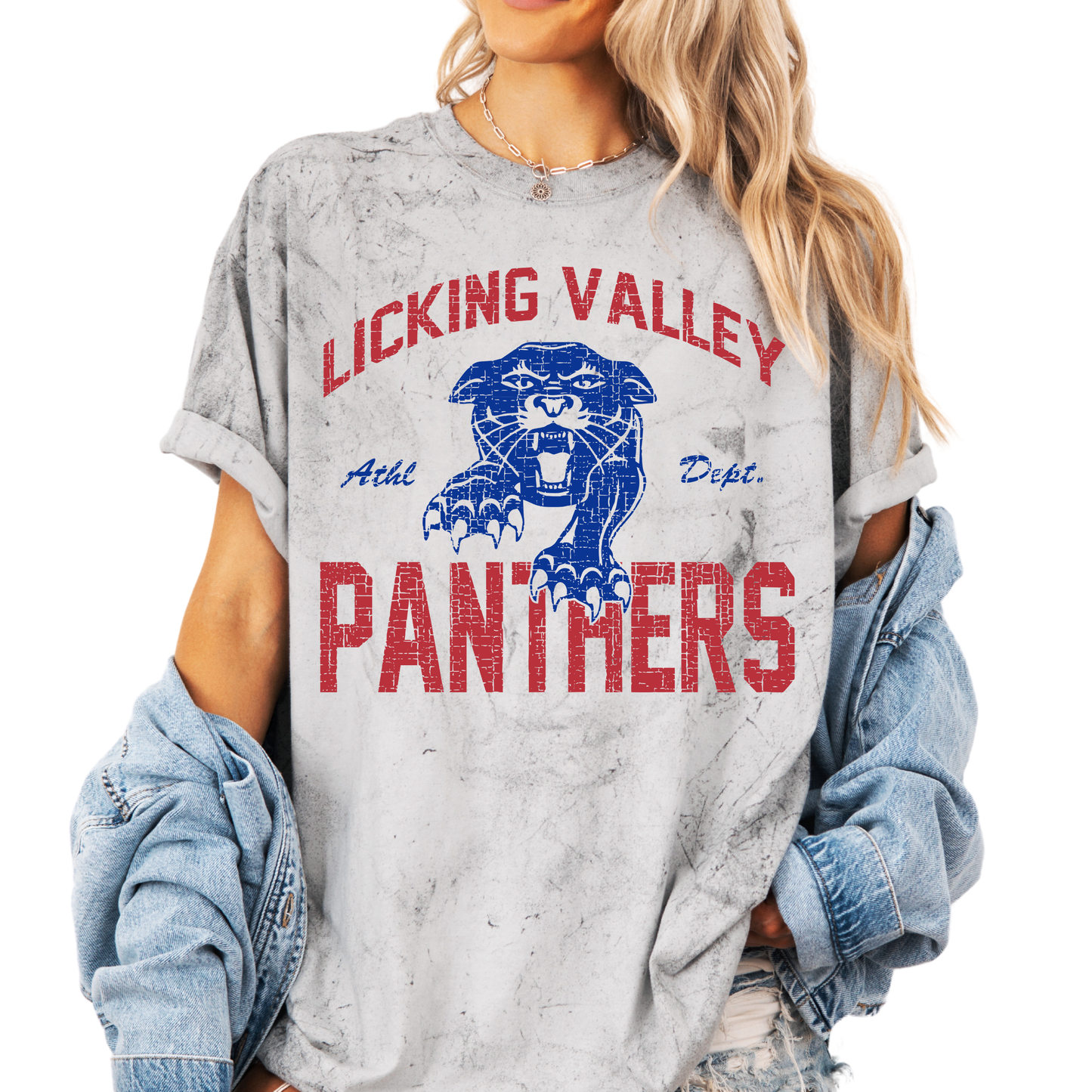 1745-PANTHERS ATHL DEPT - TEES & SWEATSHIRTS- Black Blast