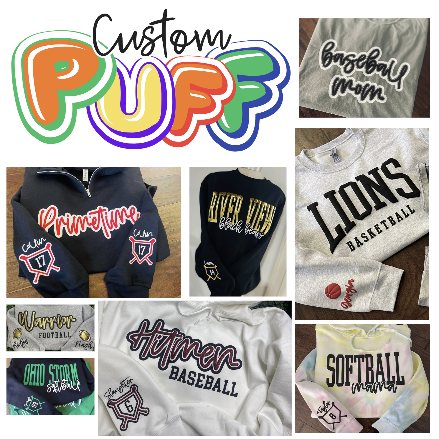 CUSTOMIZABLE Puff Items