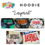 LAYERED PUFF DESIGN: Unisex Hoodie