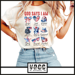 GOD SAYS I AM