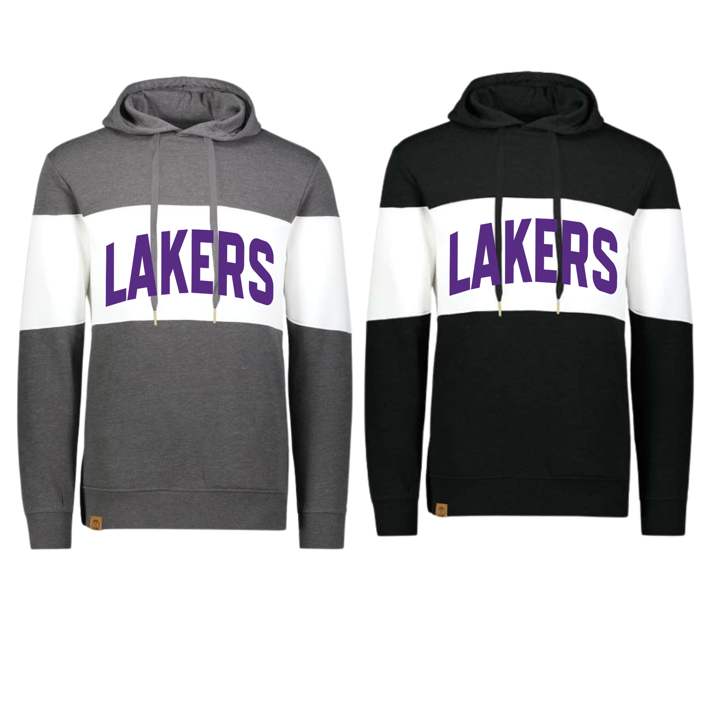 229563 Varsity Striped Hoodie- LAKERS