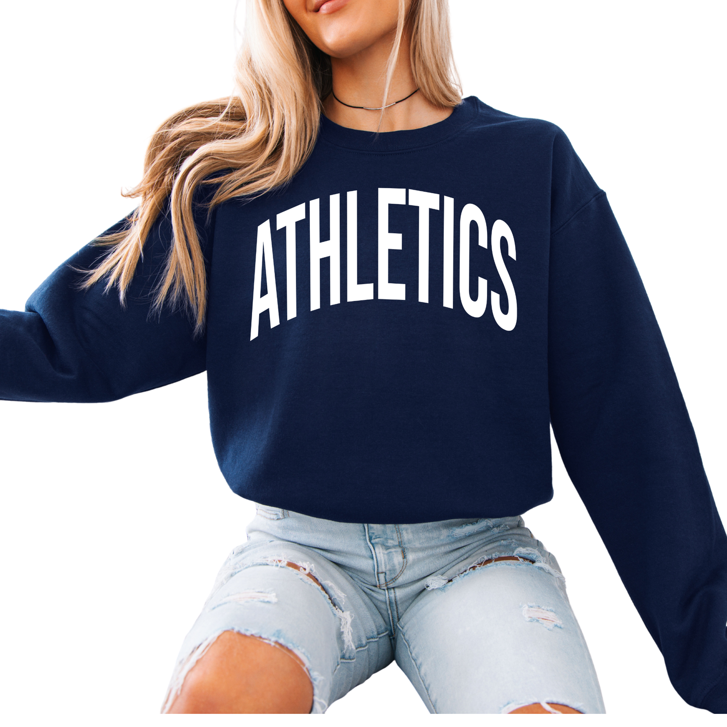 18000-UNISEX CREW SWEATSHIRT YOUTH & ADULT- ATHLETICS PUFF
