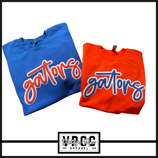 SCRIPT OUTLINE PUFF TEES, CREWS AND HOODIES (YOUTH & ADULT)
