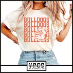 BULLDOGS STACKED- IVORY
