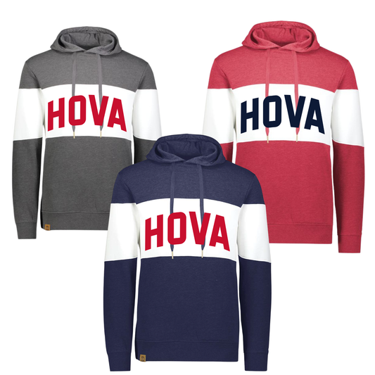 229563 Varsity Striped Hoodie- HOVA
