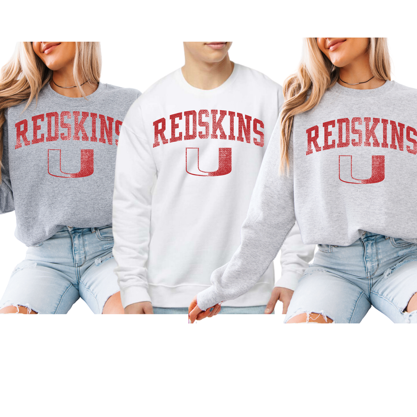 18500-U REDSKINS- UNISEX ADULT HOODIES