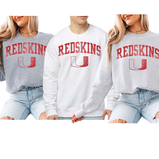 18500-U REDSKINS- UNISEX ADULT HOODIES