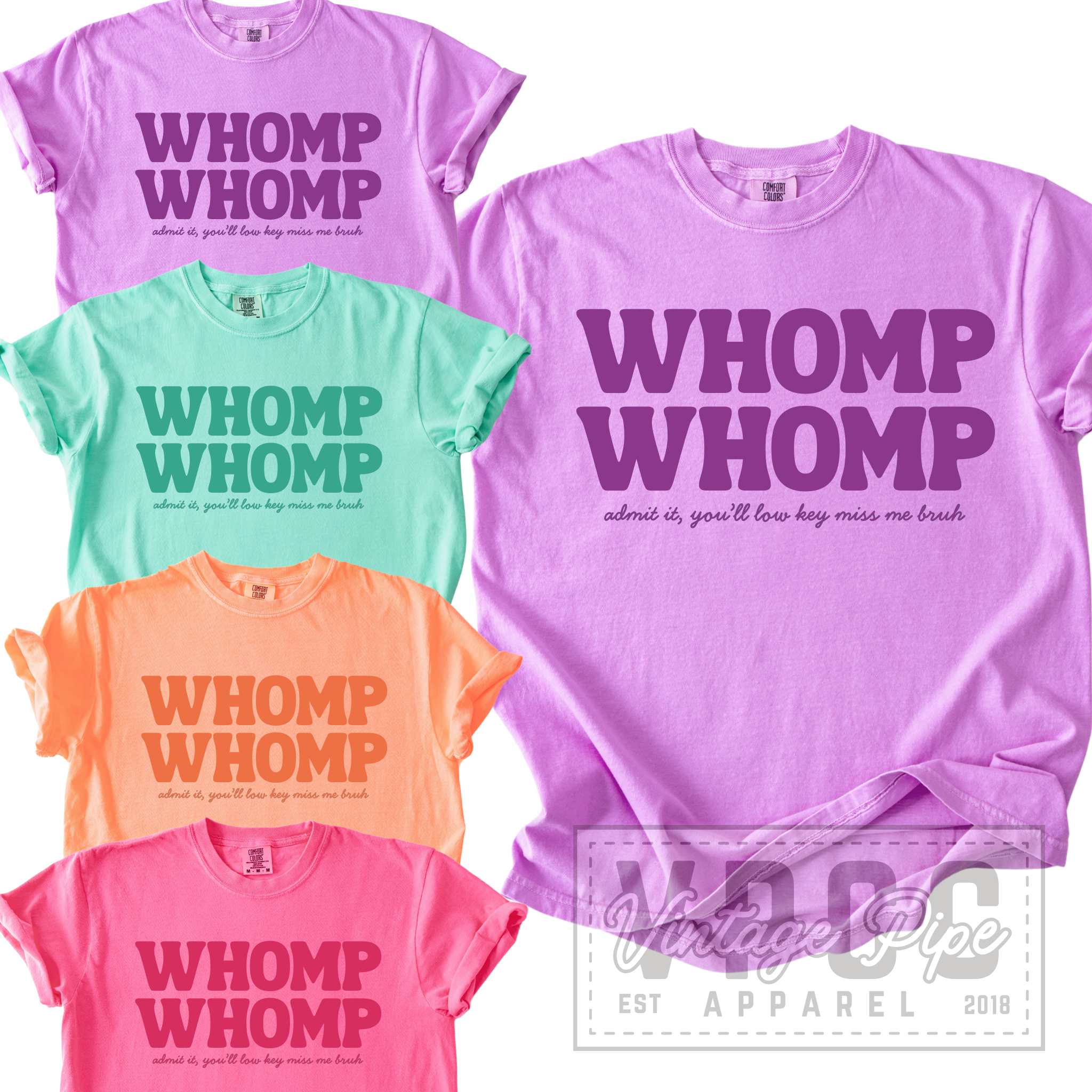 WHOMP WHOMP Teacher Tees- BRIGHTS