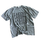 ADULT 2X- MILLERSPORT LAKERS STACKED- COMFORT COLOR TEE- RTS