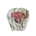 YOUTH SMALL- UTICA REDSKINS 90'S- CREW SWEATSHIRT- RTS