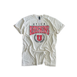 ADULT XLARGE- UTICA REDSKINS THROWBACK- TEE- RTS
