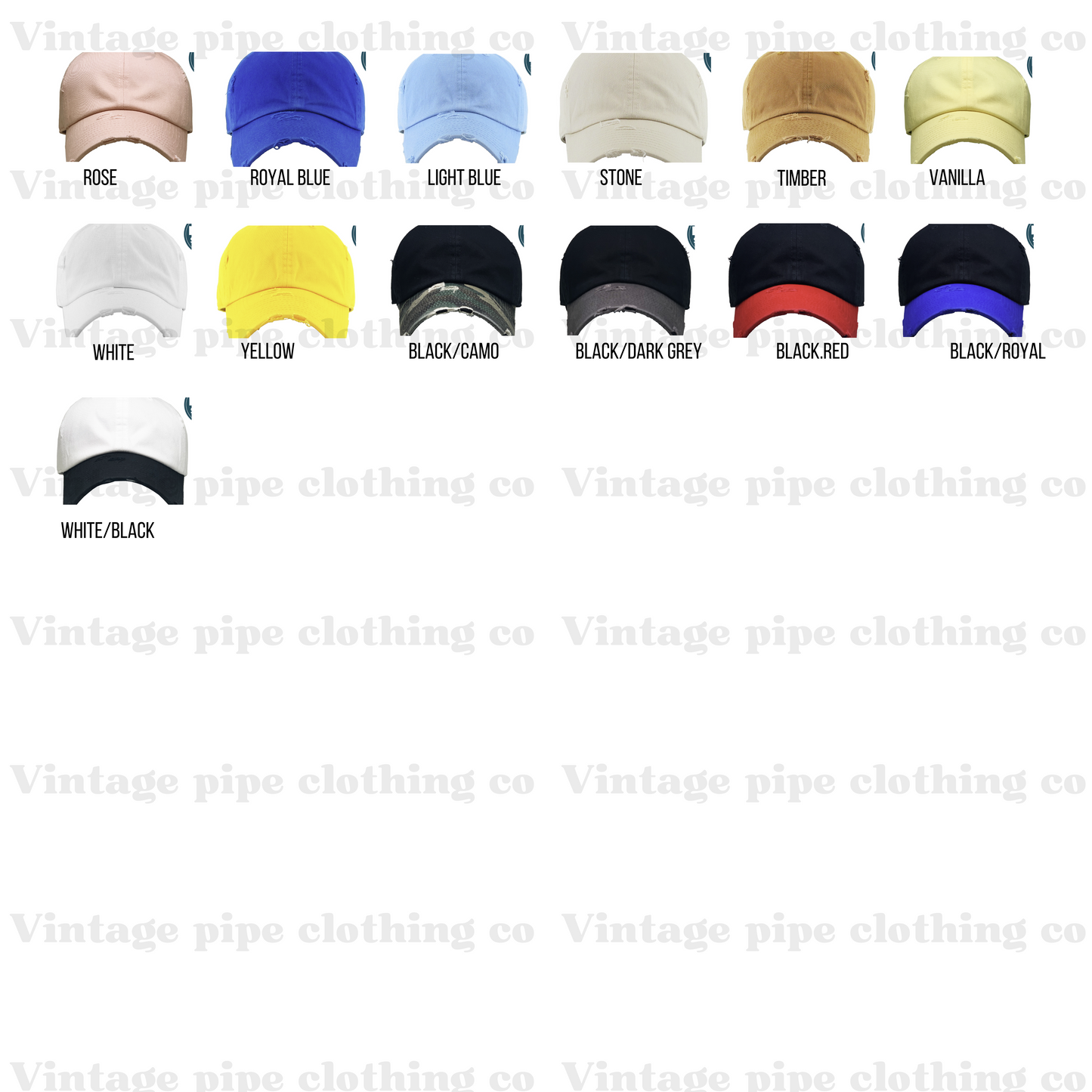 Custom Varsity Patch Hats