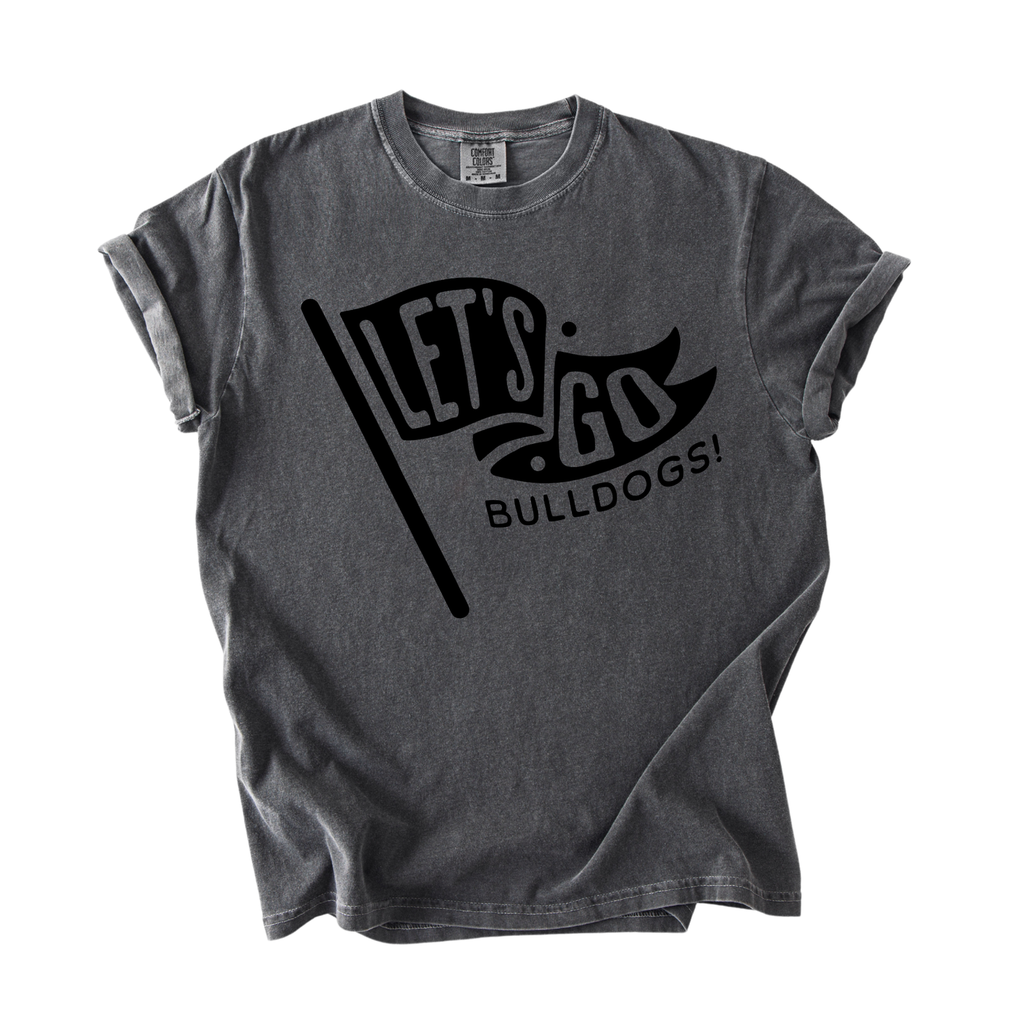 1717 LET'S GO BULLDOGS FLAG- PEPPER