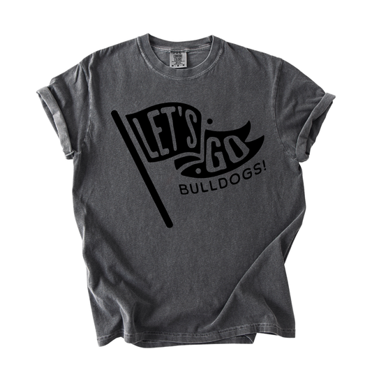 1717 LET'S GO BULLDOGS FLAG- PEPPER