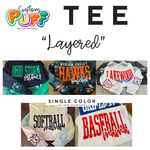 LAYERED PUFF DESIGN: Unisex Tee