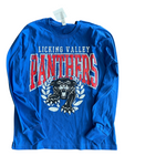 YOUTH LARGE- LICKING VALLEY PANTHERS -LONG SLEEVE TEE- RTS