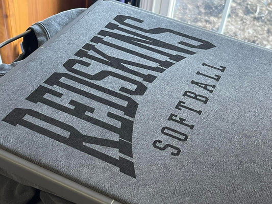 CUSTOM "VARSITY" ARCHED TONE ON TONE TANKS, TEES AND SWEATSHIRTS