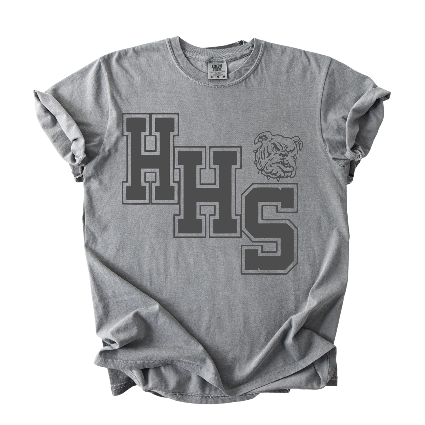 1717 HHS BULLDOGS- GREY