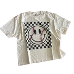 LADIES SMALL CROP- TEE- RTS (SOME PEOPLE SIZE UP ONE FOR ADDED LENGTH/TUCK)
