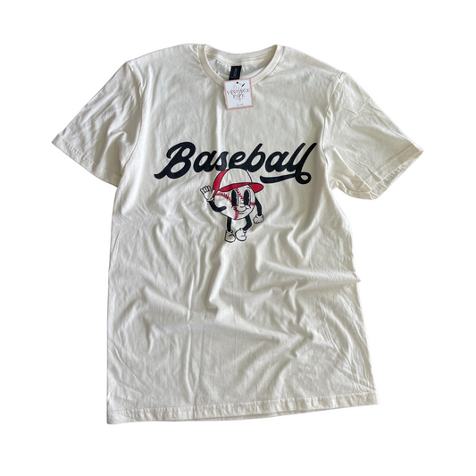 VINTAGE BASEBALL MASCOT- TEE- RTS (S-1, L-1, 2X-2)
