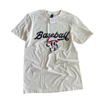 ADULT 2X- VINTAGE BASEBALL MASCOT- TEE- RTS