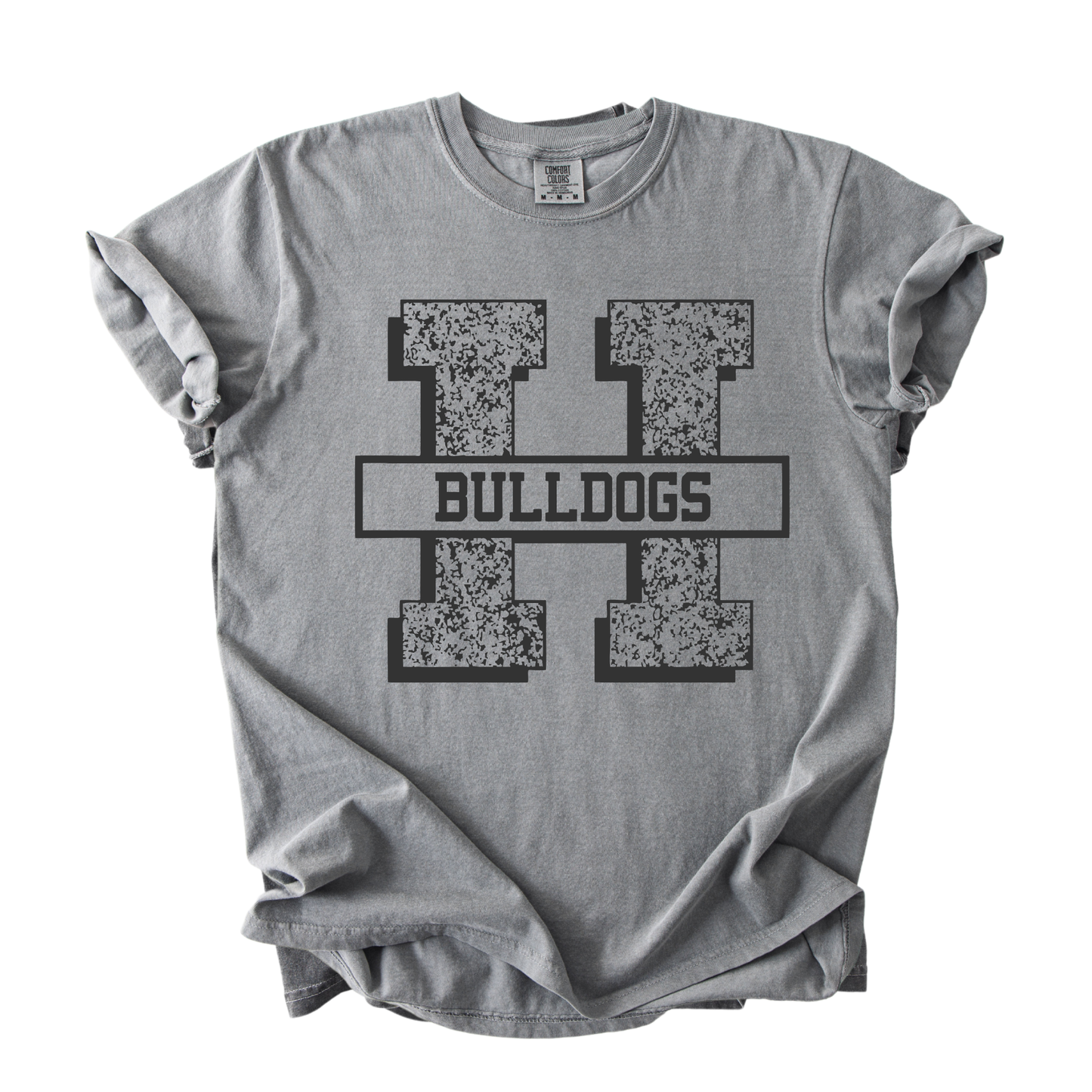 1717 NOTEBOOK H BULLDOGS- GREY
