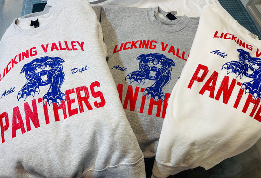 Athl. Dept. Crew Sweatshirts- LV PANTHERS