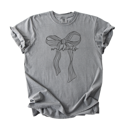 1717 COQUETTE BOW WILDCATS- GREY