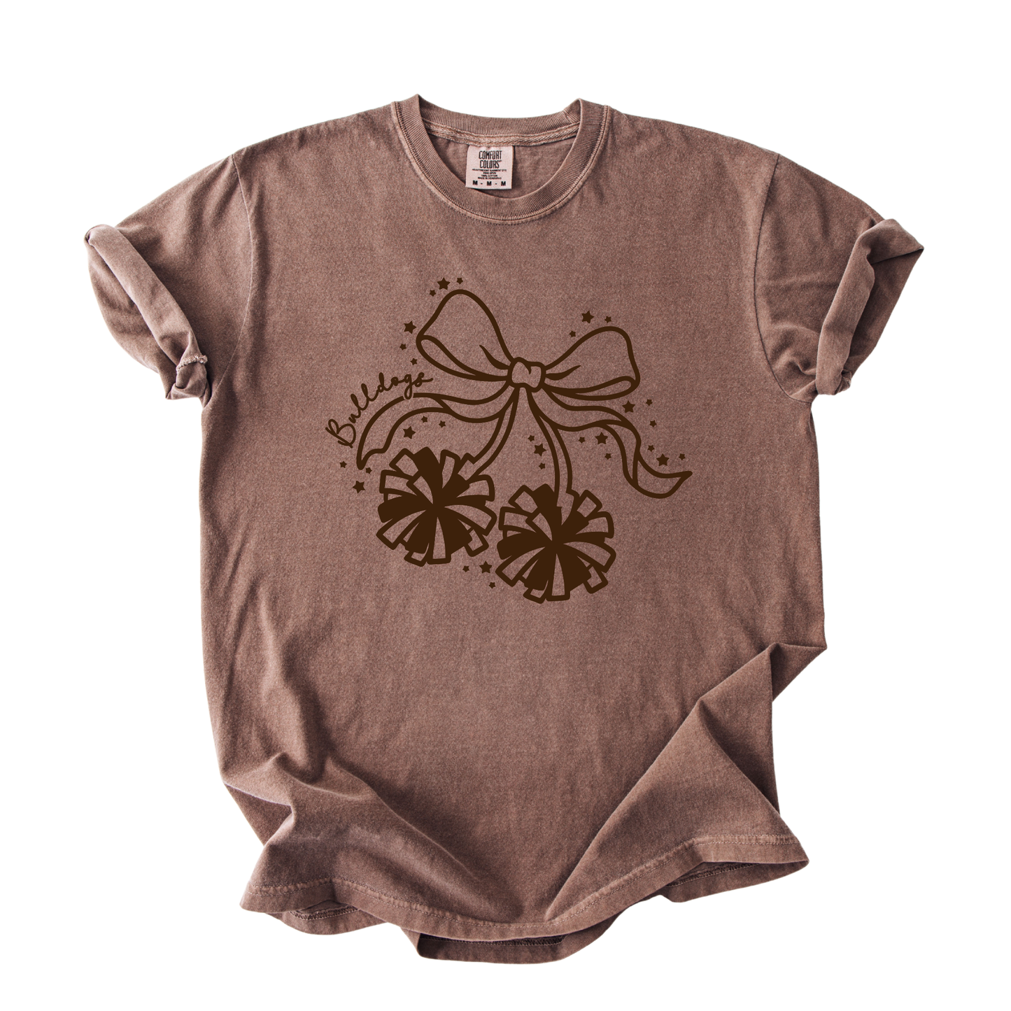 1717 CHERRY POM POMS BULLDOGS- ESPRESSO