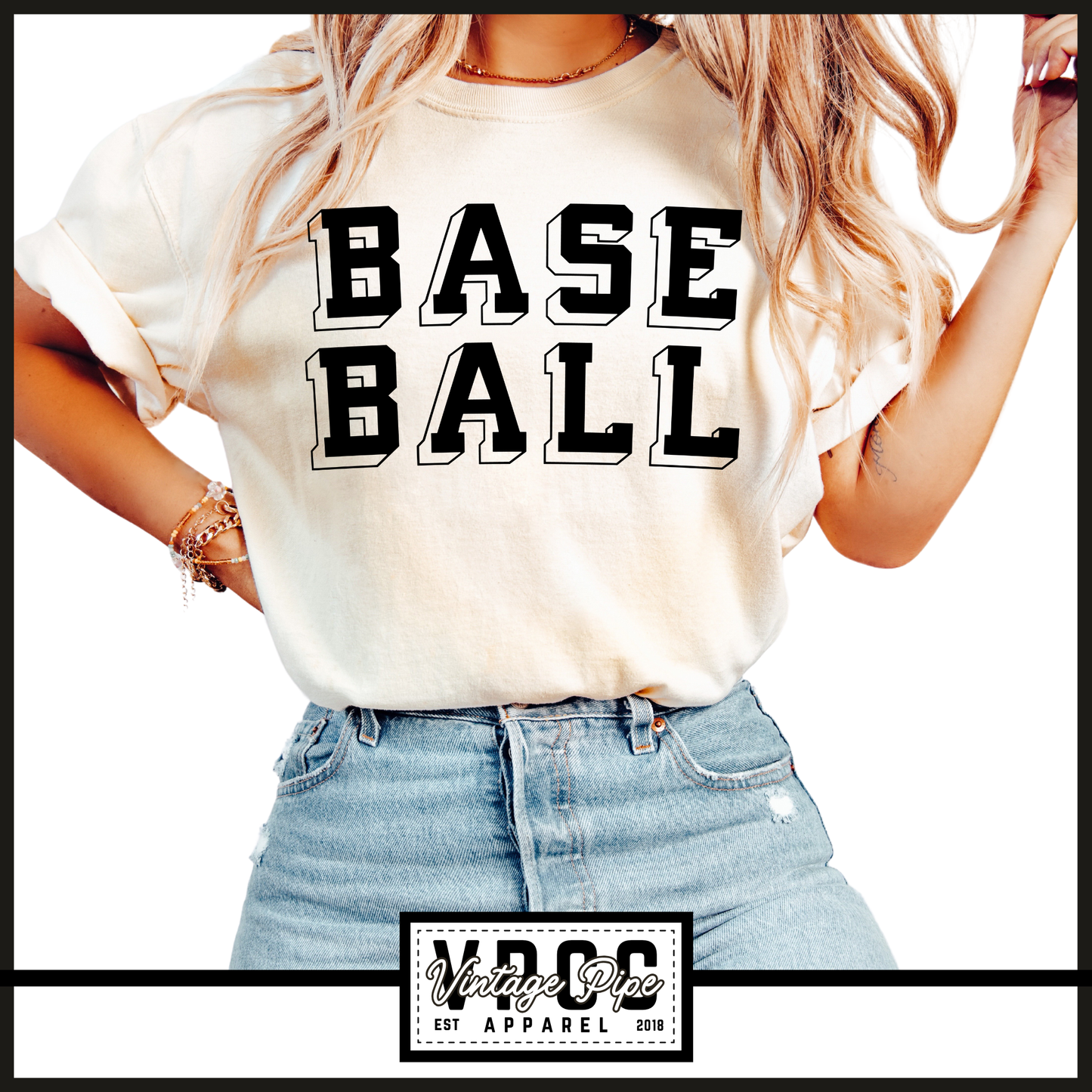 BASEBALL DROP SHADOW