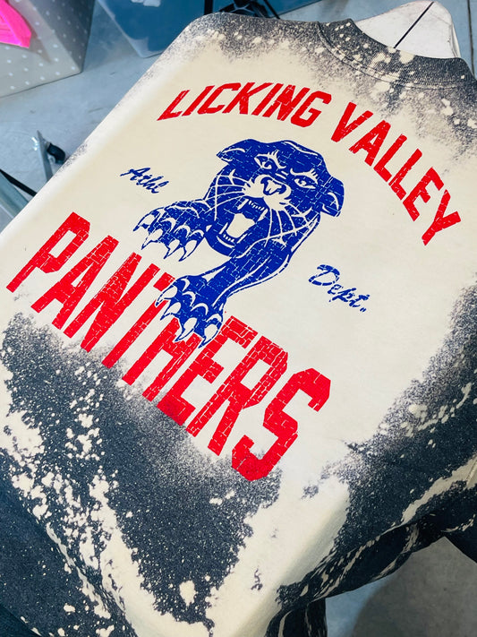Bleached Athl. Dept. Tees and Sweatshirts- LV PANTHERS