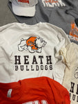 YOUTH HEATH BULLDOGS MASCOT SWEATSHIRTS- (YS-1, YXL-3) RTS