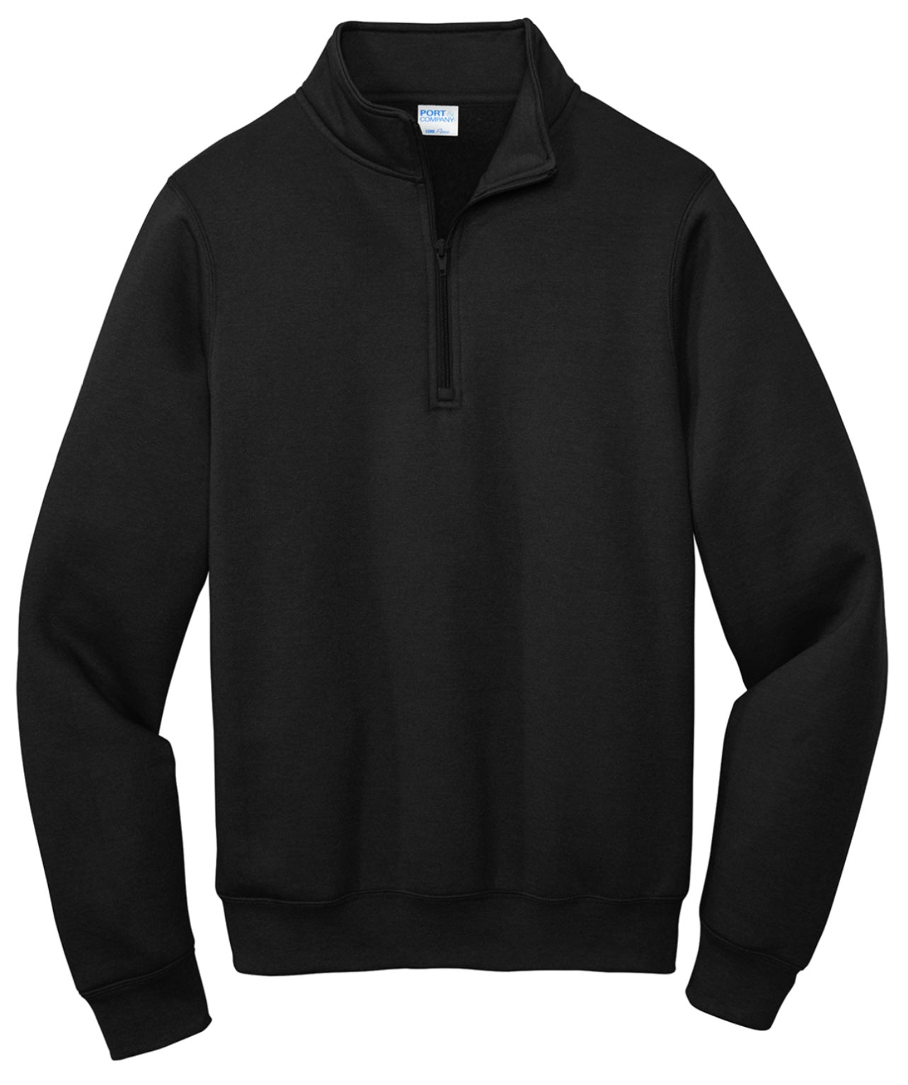 Left Chest Design 1/4 Zip Sweatshirt