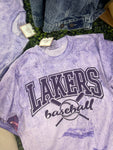 ADULT SMALL- MILLERSPORT LAKERS BASEBALL- COMFORT COLOR BLAST TEE- RTS