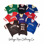 Custom Request Faux Football Jersey Tees