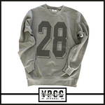 Custom Drop Shadow Comfort Color Crew Sweatshirt
