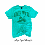 Green on Green Green Wave Tees 💚 (Bleached or not Bleached available!)