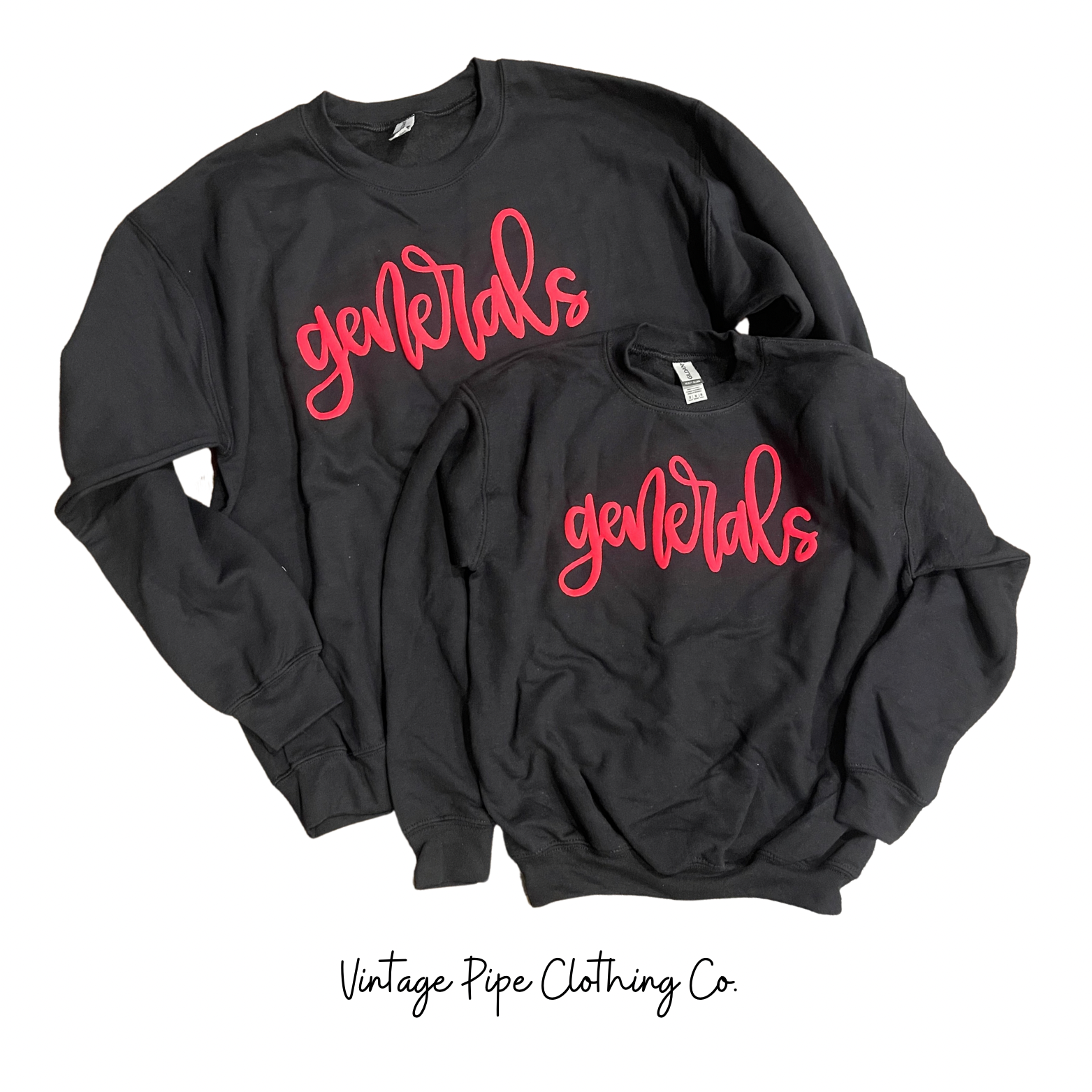 Toddler, Youth & Adult Custom Puff Sweatshirts