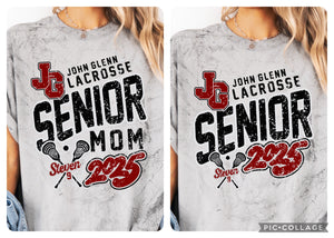 1745-JG LACROSSE - TEES- Black Blast-JG LACROSSE SENIOR