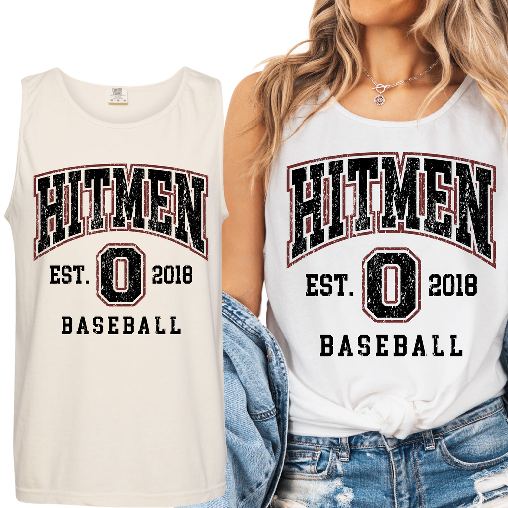 9360 HITMEN- OHIO HITMEN- Comfort Colors ® brand Unisex Tank- THROWBACK FULL