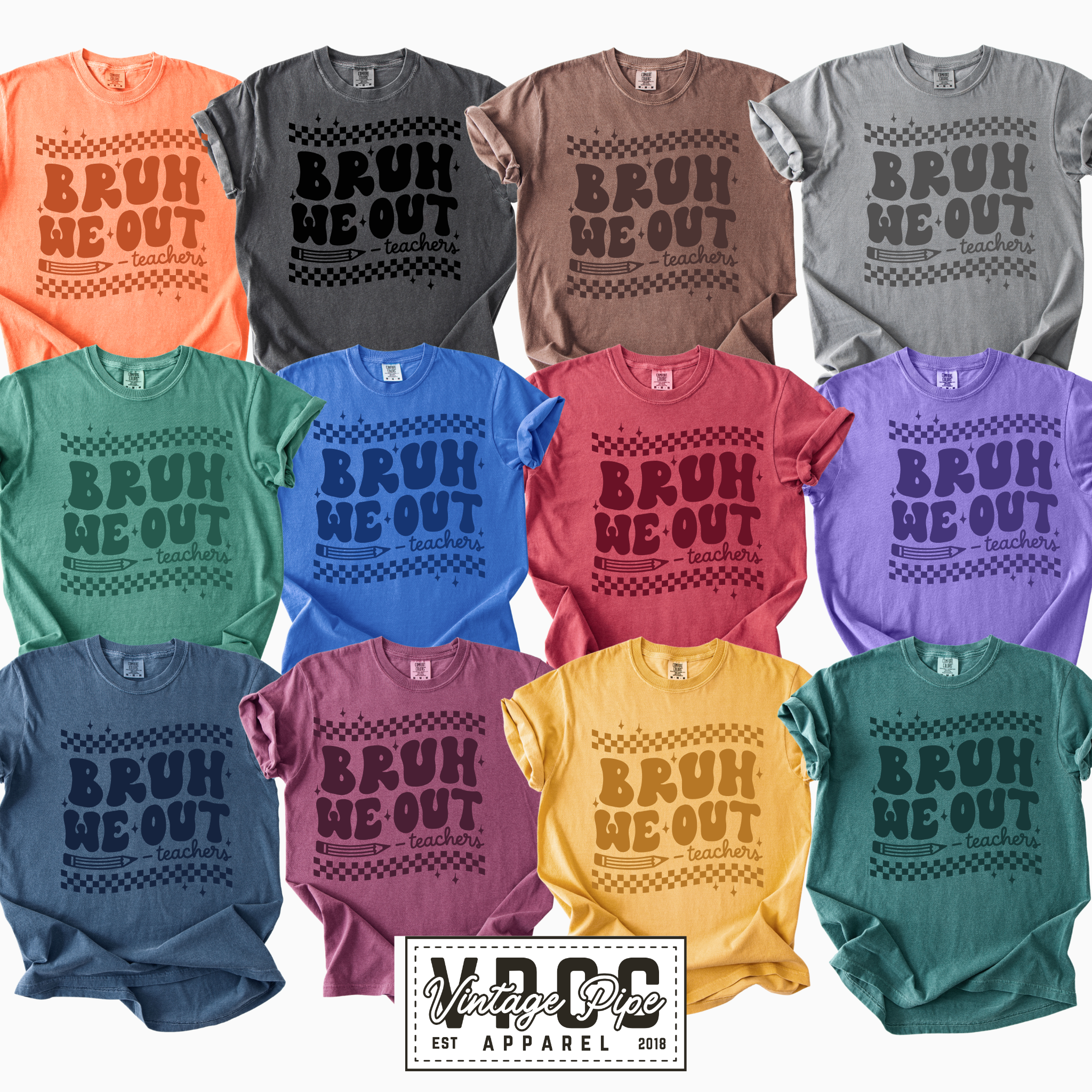 Bruh, WE OUT! TANKS, TEES AND SWEATSHIRTS