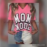 2XL- Neon Mom Mode Tee- RTS