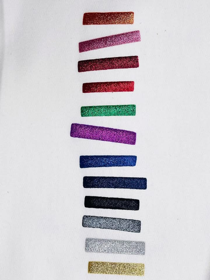 BISON SCRIPT GLITTER PUFF *COMFORT COLOR* TANKS, TEES AND LONG SLEEVE TEES