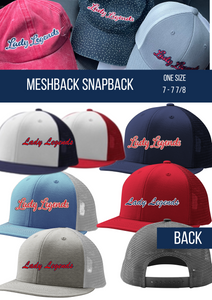Lady Legends Meshback Snapback Hats