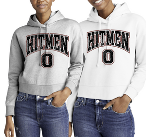 DT6101 OHIO HITMEN- WOMEN'S CROP Hoodie (this runs approx 1 size small depending how you prefer fit)- THROWBACK O