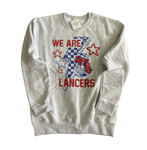 YOUTH LARGE- WE ARE LANCERS CREW SWEATSHIRT- RTS