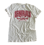 ADULT MEDIUM- GENERALS BASEBALL- TEE- RTS