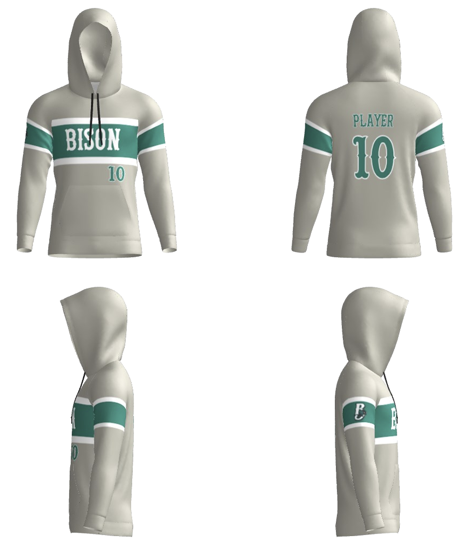 OHIO BISON BASEBALL CHAMPRO- SUBLIMATED- TEAM HOODIES